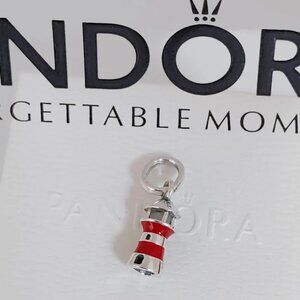 Pandora Glow-in-the-dark Lighthouse Dangle Charm S925 Silver with box